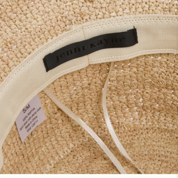 Crochet Raffia Sun Hat - Picture 4 of 4